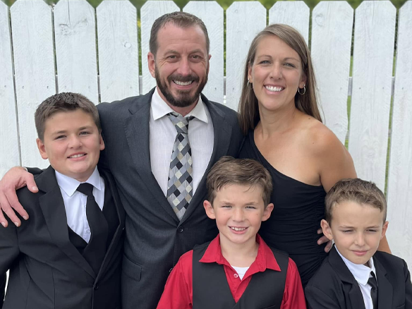 The Ciamarra family in Albania